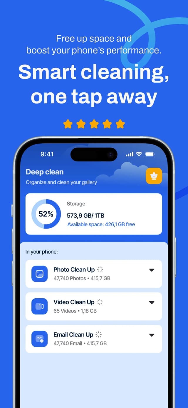 Deep Cleanup App Screenshot